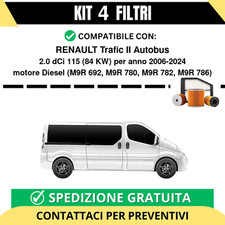 Kit 4 Filtri Tagliando per