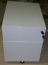 CASSETTIERA METALLICA 2 CASSETTI  CON RUOTE  MONOSCOCCA