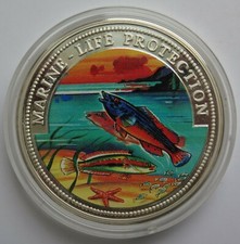 [R2610] 2500 Lira 1999, Malta, 5Oz Argento, Protezione Della Vita Marina