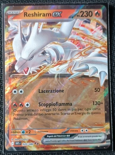 Reshiram fuoco bianco - ex,