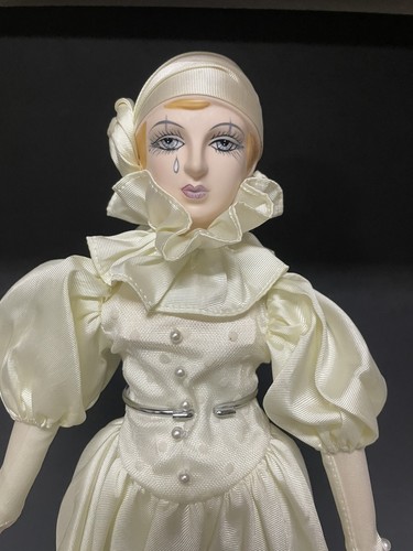 Bambola pierrot vintage - bambola,