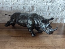 Rara scultura rinoceronte in