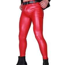 Leggings uomo finto lattice