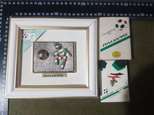 Italia 90 quadro e spilla