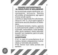 Grasso Bisolfuro Di Molibdeno