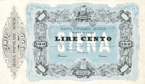 Italia 100 lire banca - -,