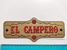 ADESIVO EL CAMPERO STICKER AUTOCOLLANT AUFKLEBER VINTAGE 80s ORIGINAL