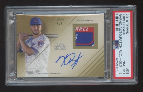 Topps kris bryant 2018 oro - bryant,