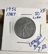 1956 Italy 50 Lire XF (INV B)