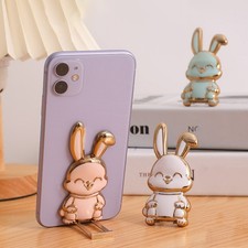 2 Pezzi Supporto Telefono Coniglio Leggero Supporto per Scrivania con Regolazione