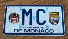Monaco Souvenir Metallo Piatto