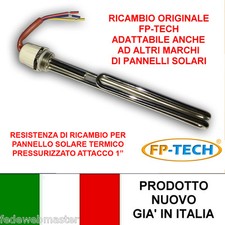 RESISTENZA 1500 W PER PANNELLO SOLARE TERMICO PRESSURIZZATO ACQUA CALDA NATUR 1"