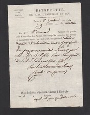 + RARISSIME DOCUMENT POSTE