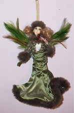 Figurina Winward Woodland Winter Fairy Pixie 9" stravagante
