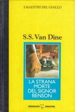 LN2- MAESTRI GIALLO STRANA MORTE BENSON - VAN DINE - MONDADORI DeA - C - JXS264