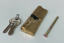 SERRATURA DOPPIO CILINDRO SAGOMATO DA INFILARE 88 MM CON 3 CHIAVI FERRAMENTA 