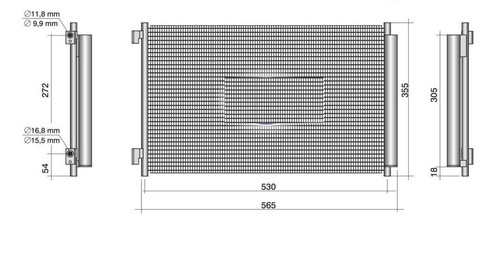 Condensatore fiat 500 0 - condensatore,
