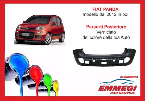 Paraurti posteriore verniciato - paraurti,
