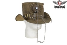 Cappello uomo marrone vera