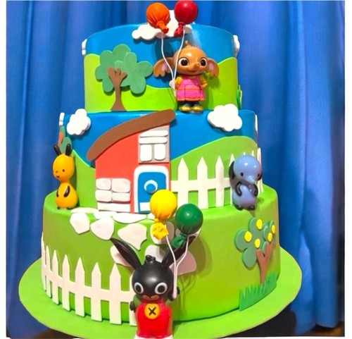 Torta scenografica bing - torta,