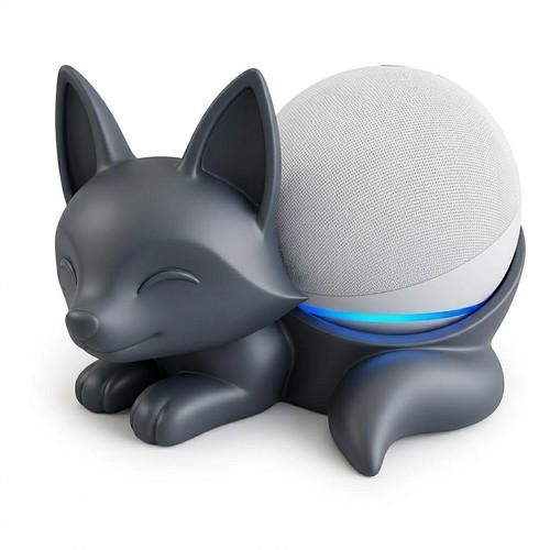 Sleeping fox echo dot supporto - sleeping,