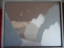 Enrico LOMBARDI; "L'esilio degli angeli"; 2004; acrilico su tela; 35 x 45