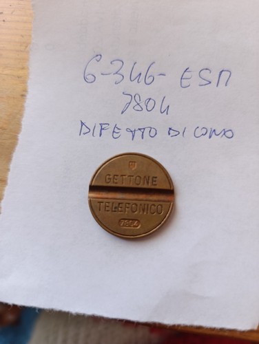 Gettone telefonico 7804 - gettone, esm