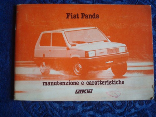Fiat panda 1983 manuale - panda,