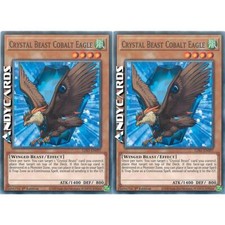 2x CRYSTAL BEAST COBALT EAGLE • Comune • LDS1 EN097 • 1Ed • YUGIOH! • ANDYCARDS