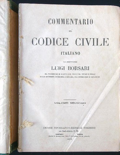 Commentario del codice civile - del,