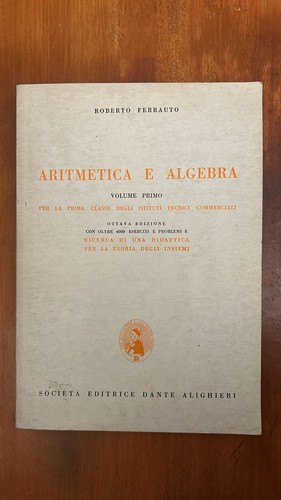 Aritmetica algebra vol 1 - e,
