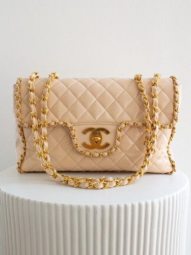 Chanel 1995 barbie beige oro - chanel,