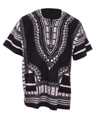 Camicia nera africana unisex