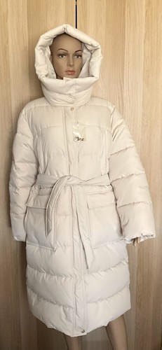 Max mara long - down, cream