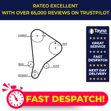 Cinghia distribuzione adatta per TOYOTA LAND CRUISER J7, LJ70 2.4D 84 a 90 cancelli 1356854050 nuova