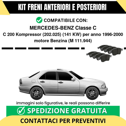 Pastiglie freno ant post - freno,