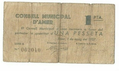 España local peseta de - espaÑa,
