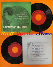 *LP 45 7'' LA CANZONE ITALIANA n.2 Abat-jour come pioveva addio italy PROMO (QI3