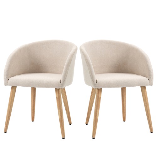 Homcom set sedie imbottite - homcom, 2