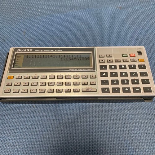 Sharp 1350 pocket computer - sharp,