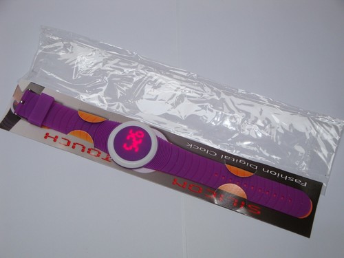Orologio led in silicone - a,