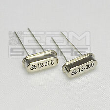 2 pz Quarzi 12 MHZ quarzo - ART. CX05