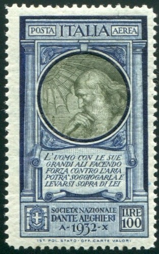1932 regno 100 - 1932, dante