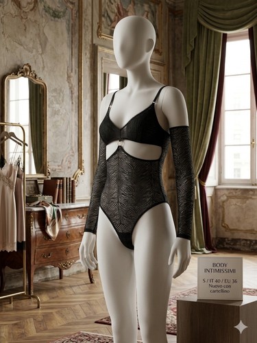 Intimissimi body pizzo nero - intimissimi,