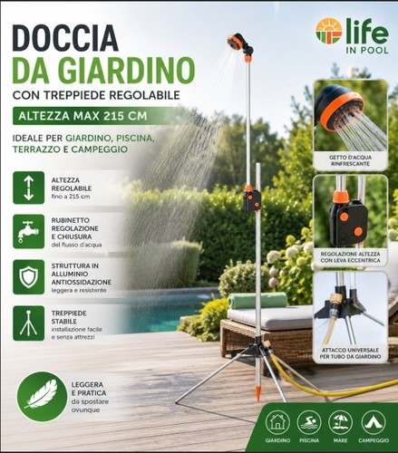 Doccia giardino con - doccia,