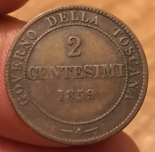 Moneta centesimi 1859 - 2,