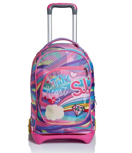 Trolley scuola diamante - trolley,