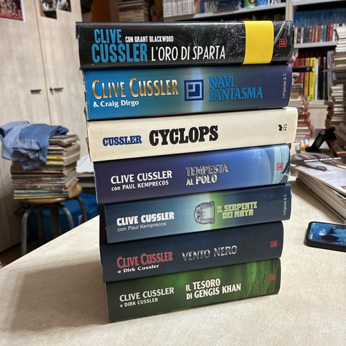 Lotto romanzi cussler - 7,