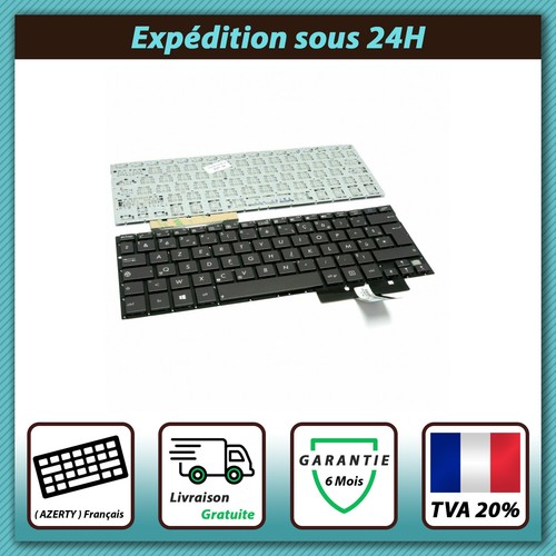 Clavier français azerty - azerty, noir