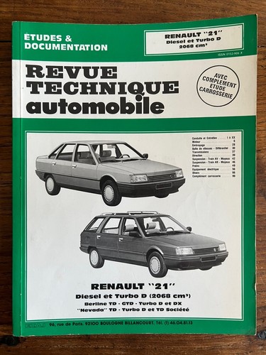 Revue technique renault - revue, 21